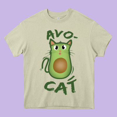 Avocat Heavy Core Tee Designed By Artisfamous