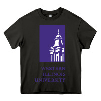 Asphalt Western Illinois College Heavy Core Tee - artisFamous