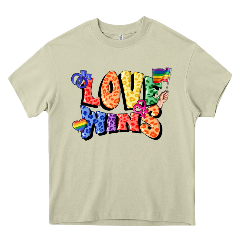 Love Wins Heavy Core Tee by FaDigitalArtStudio | Teevron