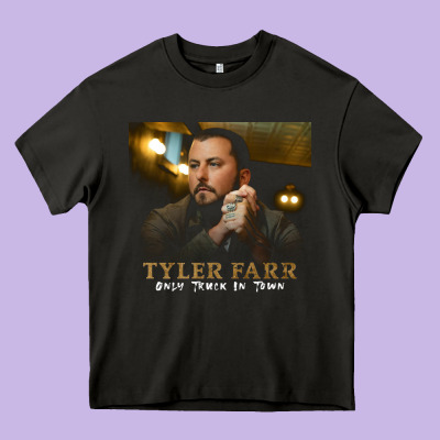 Tyler Farr Heavy Core Tee Designed By Artisfamous