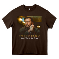 Chocolate Brown tyler farr Heavy Core Tee - artisFamous