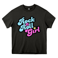 Asphalt rock n roll girl Heavy Core Tee - artisFamous