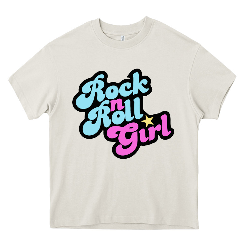 Rock N Roll Girl Heavy Core Tee by artisFamous | Teevron