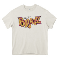 Cream bratz princess Heavy Core Tee - artisFamous