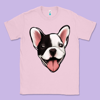 French Bulldog Classic Tee Designed By Jasminsmagicworld