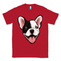 Red French Bulldog Classic Tee - Jasminsmagicworld