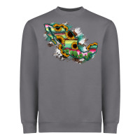 Storm Guerrero Mexico Sunflower Map Heavyweight Sweatshirt - RanaPortraitStore