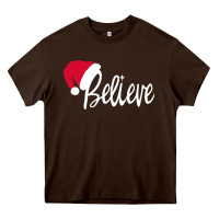 Chocolate Brown christmas Heavy Core Tee - artisFamous