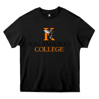 Black Kalamazoo College Heavy Core Tee - artisFamous