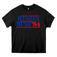 Black reagan president Heavy Core Tee - artisFamous