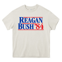 Cream reagan president Heavy Core Tee - artisFamous