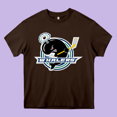 Plymouth Whalers Hockey Heavy Core Tee Designed By Artisfamous