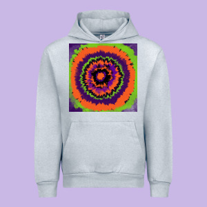 Halloween Tie  Dye Pattern Urban Hoodie Designed By Ranaportraitstore