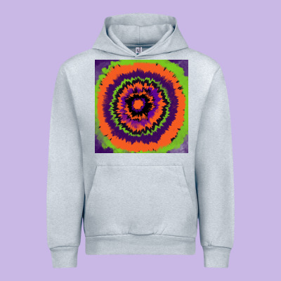Halloween Tie  Dye Pattern Urban Hoodie Designed By Ranaportraitstore