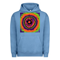Pigment Pebble Blue halloween tie  dye pattern Urban Hoodie - RanaPortraitStore
