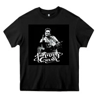 Black Johnny Cash Music Heavy Core Tee - artisFamous