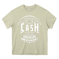 Mossy Johnny Cash Music Heavy Core Tee - artisFamous