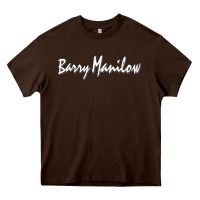 Chocolate Brown Best Barry Manilow Heavy Core Tee - artisFamous