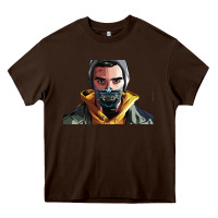 Chocolate Brown codfish beatbox Heavy Core Tee - artisFamous