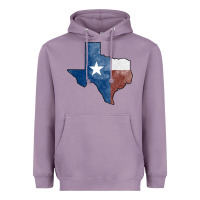 Lavender Texas Watercolor Map Heavyweight Hoodie - Jasminsmagicworld