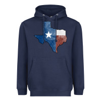 Navy Texas Watercolor Map Heavyweight Hoodie - Jasminsmagicworld