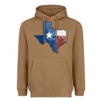 Toasted Coconut Texas Watercolor Map Heavyweight Hoodie - Jasminsmagicworld