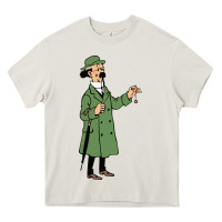 Cream professor calculus Heavy Core Tee - artisFamous