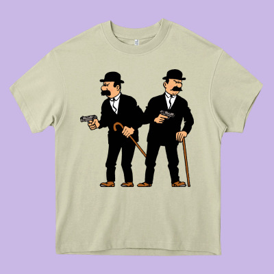Thomson And Thompson Heavy Core Tee Designed By Artisfamous