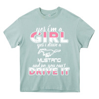 Arona mustang i m a girl who drives a mustang Heavy Core Tee - artisFamous