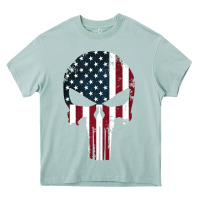 Arona the punisher american flag Heavy Core Tee - artisFamous