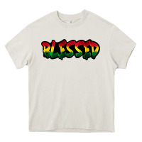Cream Juneteenth blessed Heavy Core Tee - FaDigitalArtStudio