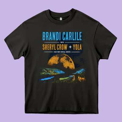 Brandi Carlile Poster Heavy Core Tee Designed By Artisfamous