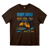 Chocolate Brown Brandi Carlile Poster Heavy Core Tee - artisFamous