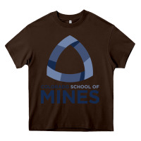 Chocolate Brown School of Mines Heavy Core Tee - artisFamous