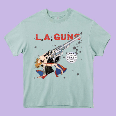 La Guns Heavy Core Tee Designed By Artisfamous
