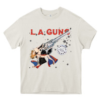 Cream la guns Heavy Core Tee - artisFamous