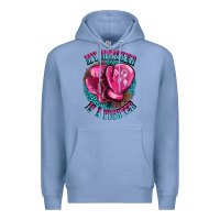 Colony Blue my mother is a fighter Premium Hoodie - BarkalooDesign