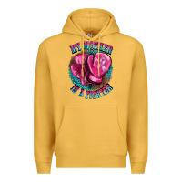 Mustard my mother is a fighter Premium Hoodie - BarkalooDesign