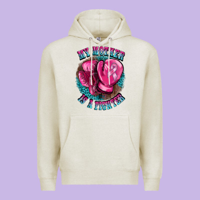 My Mother Is A Fighter Premium Hoodie Designed By Barkaloodesign