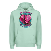 Seafoam my mother is a fighter Premium Hoodie - BarkalooDesign