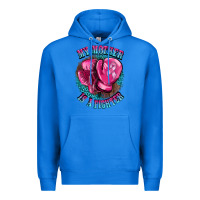 True Royal my mother is a fighter Premium Hoodie - BarkalooDesign