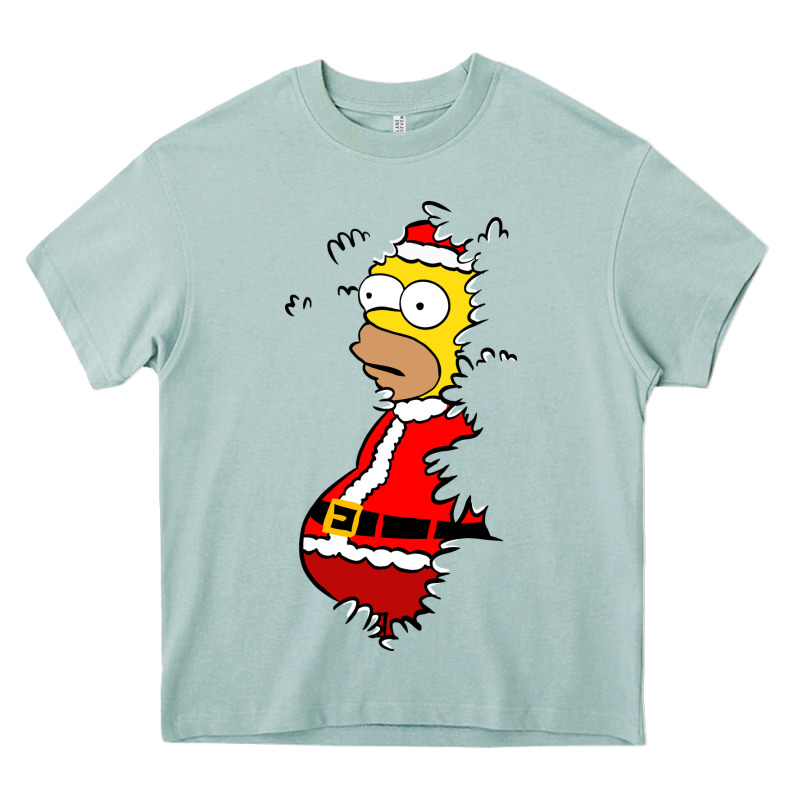 Homer Claus Christmas Heavy Core Tee by artisFamous | Teevron