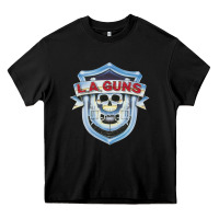 Black la guns new Heavy Core Tee - artisFamous