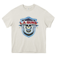 Cream la guns new Heavy Core Tee - artisFamous