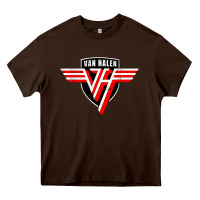 Chocolate Brown halen Heavy Core Tee - artisFamous