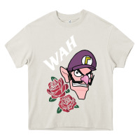 Cream waluigi voice ( wah ) Heavy Core Tee - artisFamous