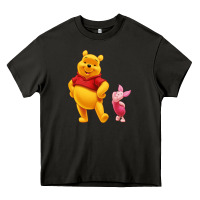 Asphalt Winnie the Pooh Piglet Heavy Core Tee - artisFamous