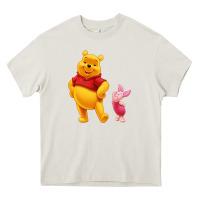 Cream Winnie the Pooh Piglet Heavy Core Tee - artisFamous