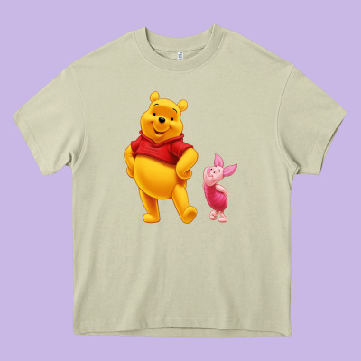 Winnie The Pooh Piglet Heavy Core Tee Designed By Artisfamous