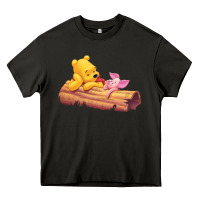 Asphalt Winnie the Pooh Piglet Heavy Core Tee - artisFamous